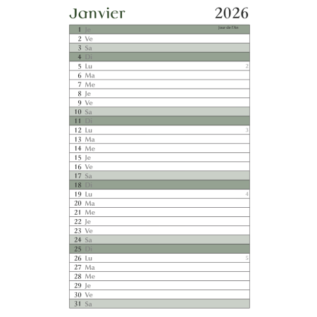 Calendrier "La Provence 2026"