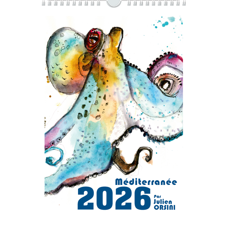 Calendrier "Méditerranée 2026"