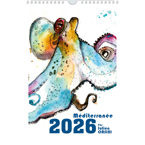 Calendrier "Méditerranée 2026"