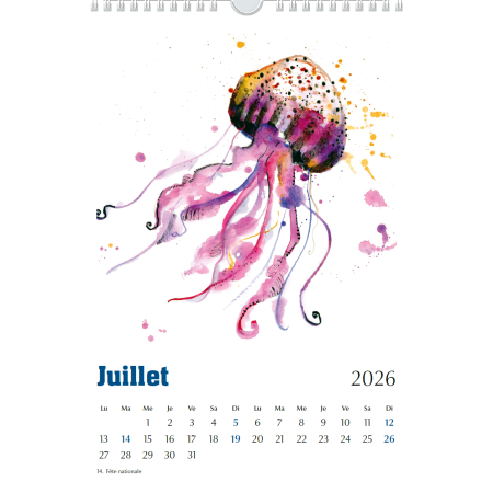 Calendrier "Méditerranée 2026"