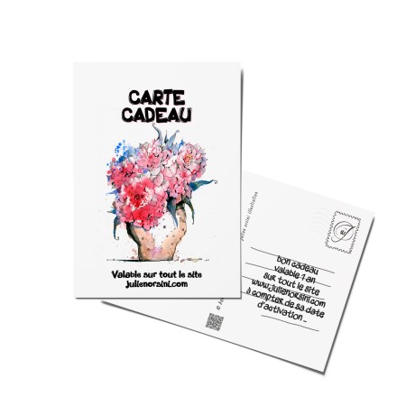 Chèque cadeau (montant au...